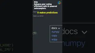 Enhance your coding efficiency with Kite Code Editor #ai #viral #aichatbots