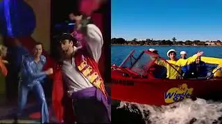 the wiggles los wiggles do the owl mashup comparison (1400th video special)