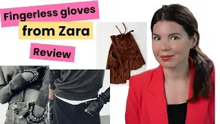 ZARA fingerless gloves. Unboxing and Review