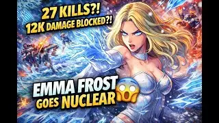 🔥 EMMA FROST GOES UNSTOPPABLE! 27 KILLS, 10K DAMAGE, 12K BLOCKED! | Marvel Rivals Gameplay
