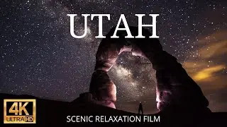 UTAH 4K Scenic Relaxation Film with Calm & Dreaming Music | Zion National Park | Bryce Canyon
