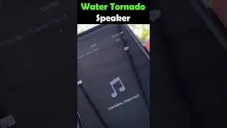 water tornado Bluetooth speaker 🌪️ #shorts