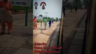 Sama Sata Junction Railway Station | Pakistan Railway Train Arriving at Sama Sata | #shorts