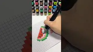 Cute Pixel Art Ideas for when you&rsquo;re bored?! #paperart #pixelart #diy #cute #papercraft #artists