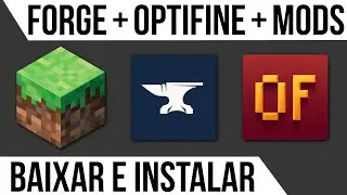 COMO INSTALAR FORGE E OPTIFINE NO MINECRAFT (+MODS)!
