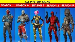 All Mystery Skins in Fortnite (Season 1 & Season 15) Evolution of Secret Skins in Fortnite