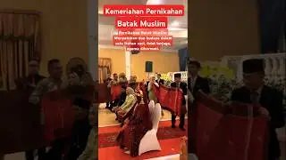Pernikahan Batak Muslim: Adat & Agama Bersatu dalam Ikatan Suci #wedding #batak #muslim #shorts