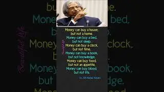 Money can buy..........| Dr.APJ Abdul Kalam quotes #motivation #quotes #lifequotes #shortsfeed