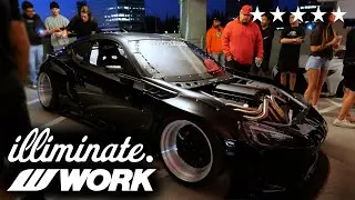 ILLIMINATE X WORK WHEELS PRE WEKFEST CAR MEET
