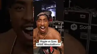 Biggie vs Tupac WrestleMania #wwe #shorts ##subscribe #prowrestling #tupac #ai #hiphop #wrestlemania