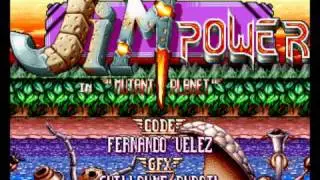 Jim Power in Mutant Planet Music- Title