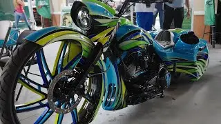 Choppers, Bobbers, and Harleys: A Look at Bike Week's Motorcycle Show at Harley Davidson.