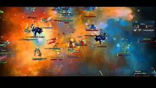 Darkorbit - THE BIGGEST WAR 50V80 (BOMB & &bull;&Lambda;&bull; VS UNS & RSA) [Global Europe 1]