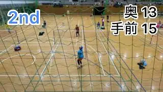 【バドミントン】chan  HRシングルス大会 決勝T1回戦2nd②