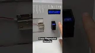 From Shoebox to Security Door with Fingerprint Lock #electrician #arduino #engineer #diy #security