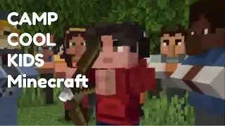 Camp Cool Kids Archery Scene in Minecraft