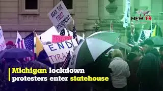 Michigan lockdown protesters enter statehouse