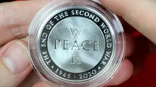 75th Anniversary Of The End Of WW II 2020 &pound;5 Coin Silver and BUNC
