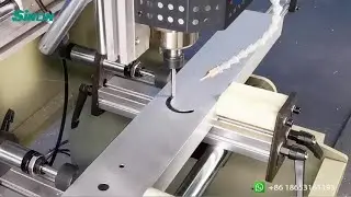 heavy type aluminum single head axis adjustable speed copy router machine for doors and windows