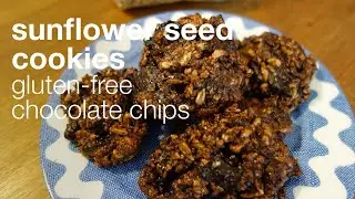 Healthy Sunflower Seed Cookies: gluten-free, chocolate chips