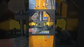 Hydraulic Punching and Cutting Machine Steel Plate Punching and Forming #punchingmachinefactory