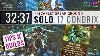 Warframe | Scarlet Spear Event | Solo 17 Condrix [32:37]
