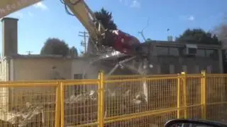 Crusher at BCIT in Burnaby BC from VanEd Equipment