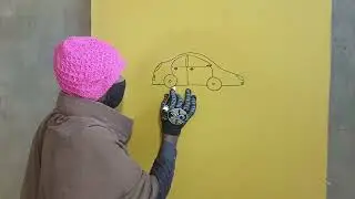 How to draw a beautiful car 🚗 easy drawing step by step #drawing #markers #markerdrawing 
