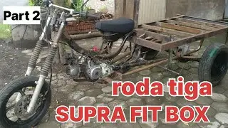 Supra fit box modifikasi motor roda tiga #motorrodatiga