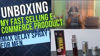 #Unboxing one of my fast selling e-commerce product|The wonders of IMAX delay spray for men|4k+ subs