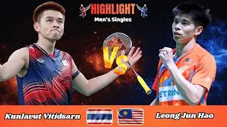 Men's Singles | Kunlavut Vitidsarn (THA) vs Leong Jun Hao (MAS) | Badminton 2026