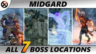 GOD OF WAR RAGNAROK All Midgard Boss Locations (The Hateful, Oluf Nautson, Frost Phantom) GoW 5