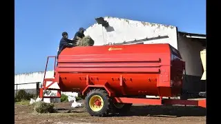 Миксер-кормораздатчик Drotsky P2000 с лопастным шнеком