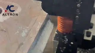 Plate beveling machine