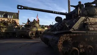 Tank Parade 75th D-Day Anniversary  -4K-