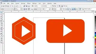 YT studio and YouTube logo create CorelDRAW editing tutorial 🔥 corel draw editing tutorial.
