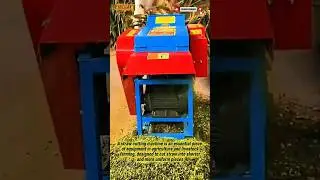 Straw Cutting Machine in Action #innovation #machine