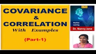 Covariance & Correlation with Examples in Tamil|Machine Learning|Nancy Jane