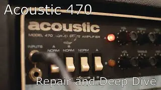 1970s Acoustic 470 Bass/Guitar amp repair