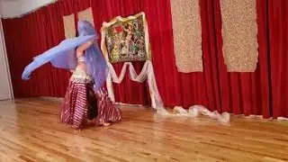 Vintage style Belly Dance and floor work by Zobeida Ghattas