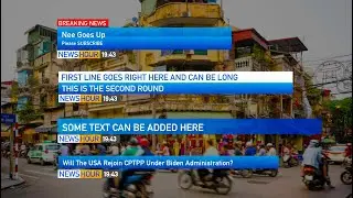 FREE Professional GREEN SCREEN News Lower Thirds (P.4)