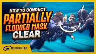 How to Conduct Partially Flooded Mask Clear - Discover Scuba Diving Skills