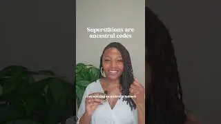 What superstitions did you grow up with? #superstition #spirituality #africanspirituality