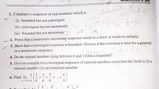 Ex-2A // Q.n 2/Infinite series // Sequence and their limits //