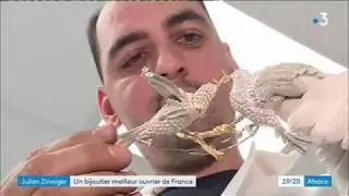 Julien Zinniger, un bijoutier haut-rhinois meilleur ouvrier de France