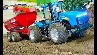 STUNNING RC TRACTORS WORKING HARD ON CONSTRUCTION SITES! NEW HOLLAND! FENDT! CLAAS AND MORE!