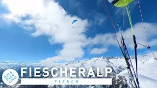 El Clásico - XC flight Fiesch - Oberwald - Riederalp - Fiesch, Switzerland, Mid of March 2023