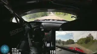 Martynas Samsonas / Ervinas Snitkas, Rally Lazdijai 2025 SS6 Overall SS win with 2WD. BMW E36 M3