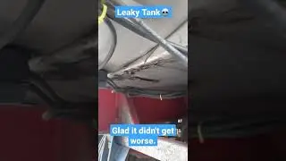 Leaking Hazardous Chemical Tank. Could've ended really bad. #chemicals #dangerous #trucker