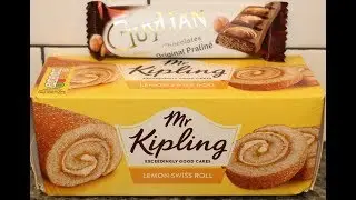 Guylian Belgian Chocolates Original Praline & Mr. Kipling Lemon Swiss Roll Review